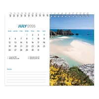 Beaches 2026 Double View Easel Calendar