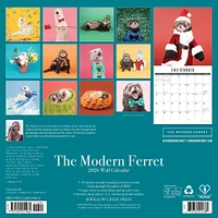 Modern Ferret 2026 Wall Calendar