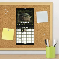 Star Wars Mandalorian Grogu Bilingual 2026 Mini Calendar