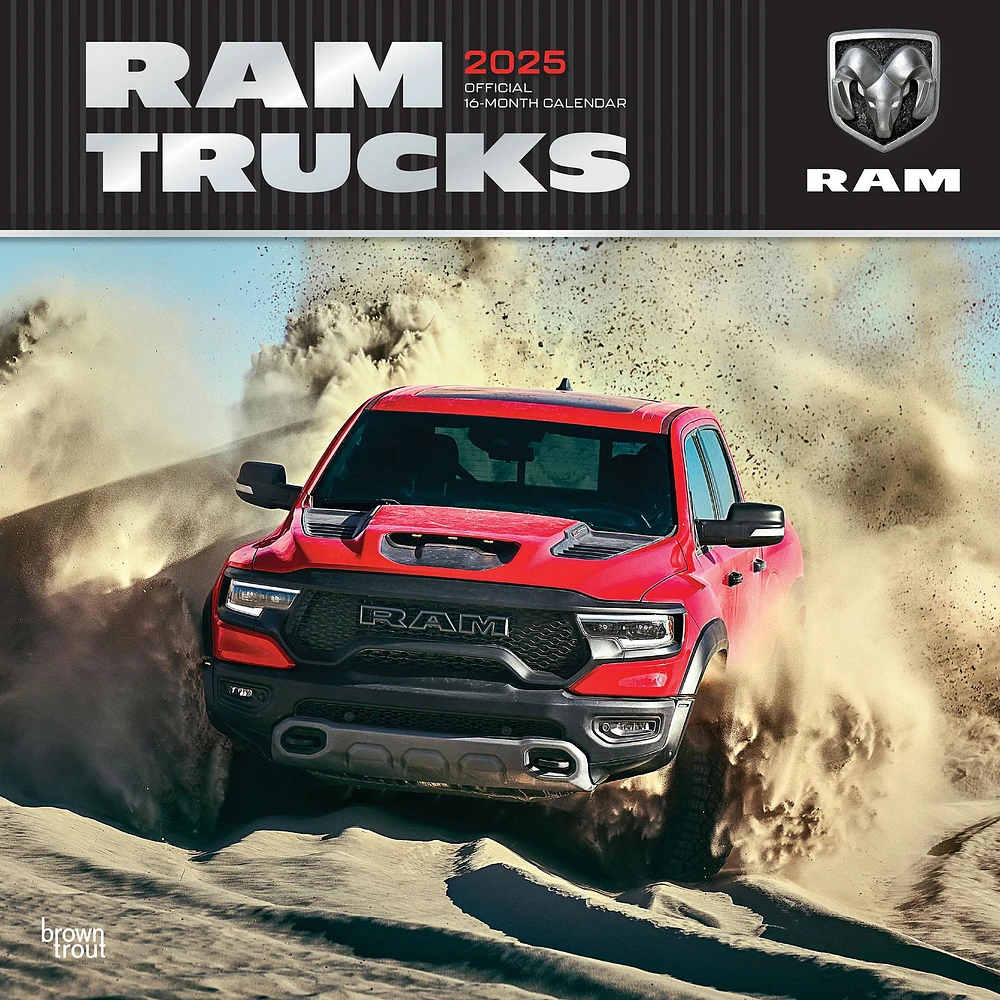 Ram Trucks Wall 2025 Calendar