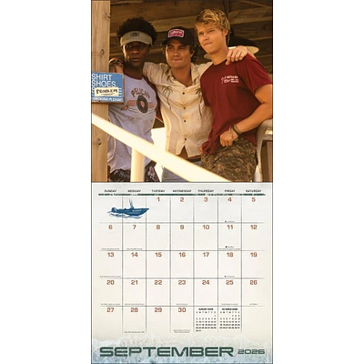 Outer Banks with Poster 2026 Deluxe Wall Calendar