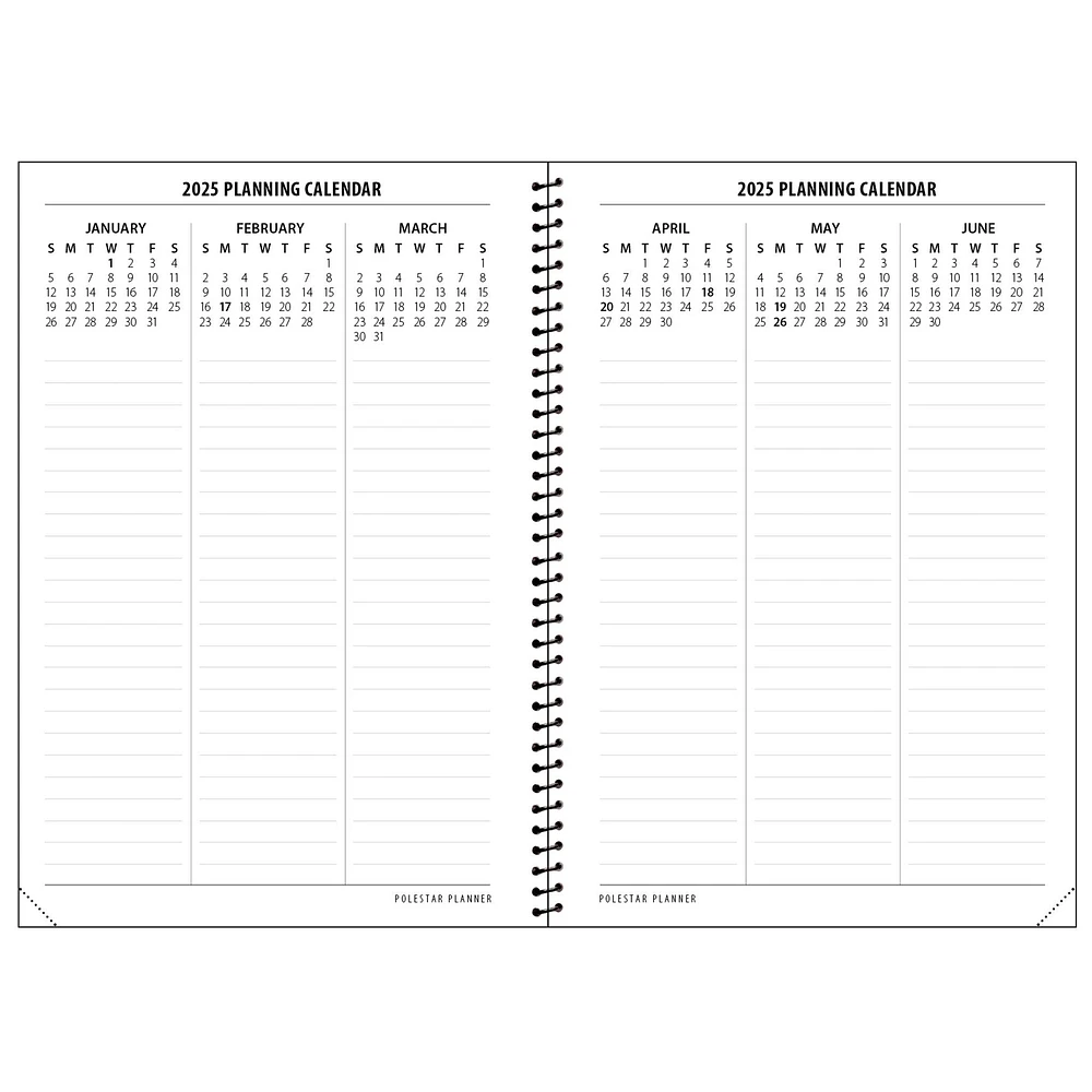 Polestar Planner Engagement 2025 Calendar