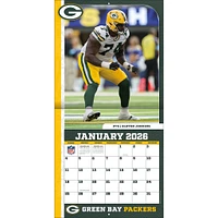 NFL Green Bay Packers 2026 Wall Calendar