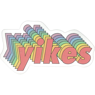 Yikes Vinyl Sticker- -FINAL SALE