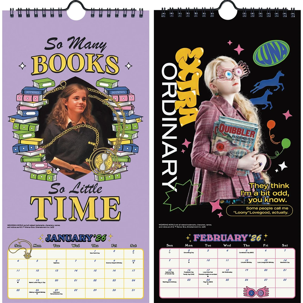 Harry Potter 2026 Mini Poster Calendar - Online Exclusive