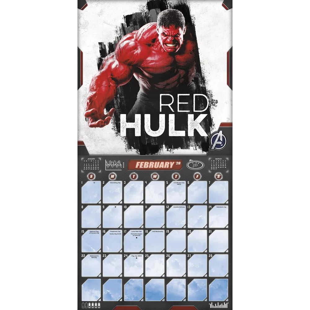 Captain America: Brave New World 2026 Wall Calendar - Online Exclusive
