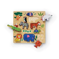 Wood Stacking Puzzles 123 Zoo - FINAL SALE