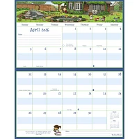 Motherword Magnetic Fridge English 2026 Wall Calendar
