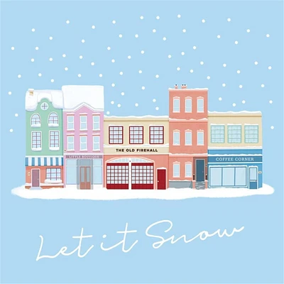 Let it Snow (sparkles) Mini Gift Wrap