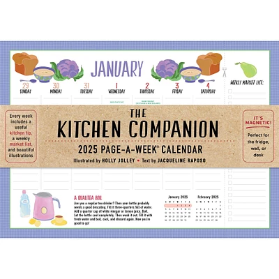 Kitchen Companion Wall 2025 Calendar