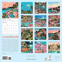Around The World 2026 Wall Calendar - Online Exclusive