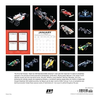 The Art of Formula 1 Race Car 2026 Wall Calendar