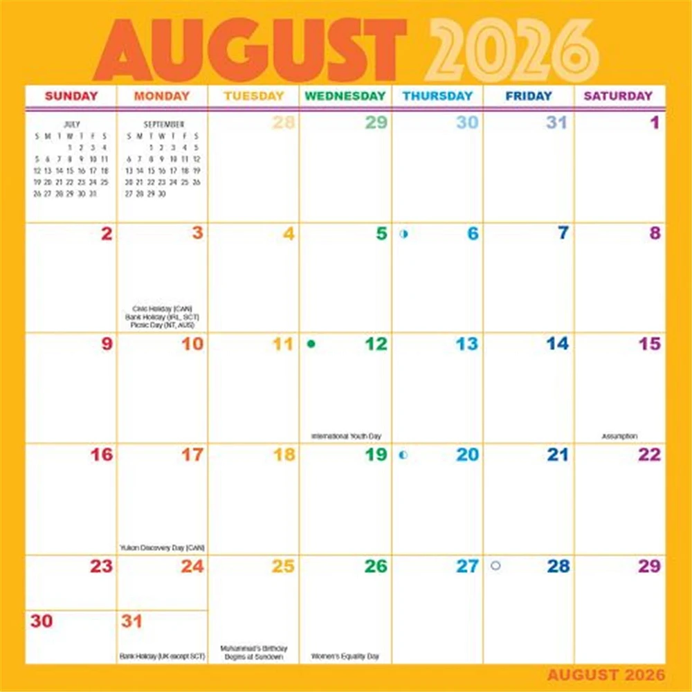 Rainbow Magic Grip 2025-2026 Mini Calendar