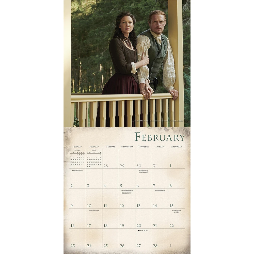 Outlander Mini 2025 Calendar