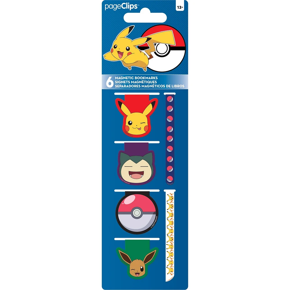 Pokemon Magnetic Page Clips