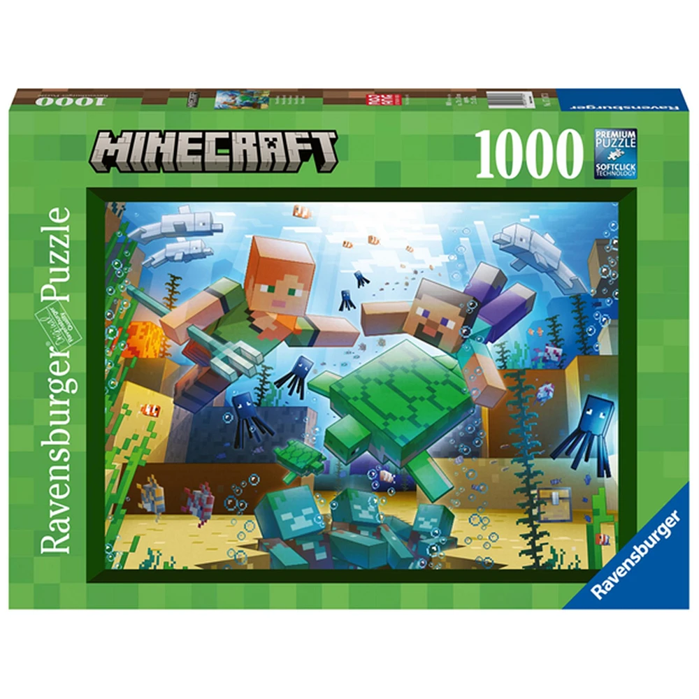 Minecraft Mosaic 1000 Piece Puzzle