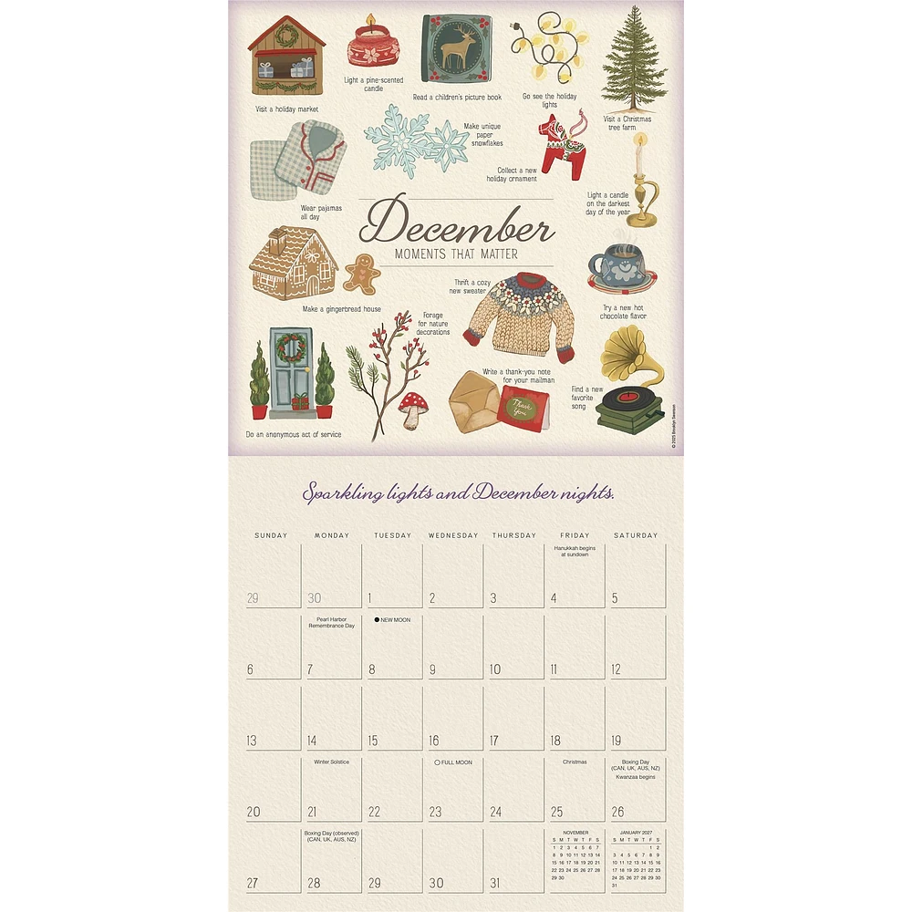 Moments That Matter 2026 Wall Calendar - Online Exclusive