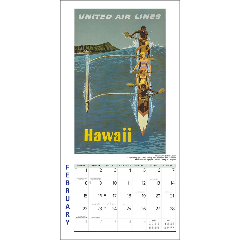 Travel The World 2026 Mini Calendar