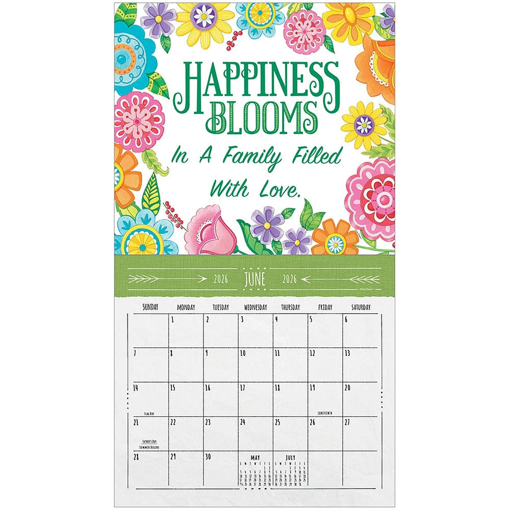 Family Matters 2026 Deluxe Wall Calendar