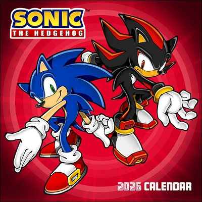 Sonic The Hedgehog 2026 Wall Calendar