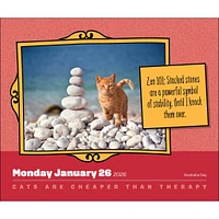 Cats Are Cheaper Than Therapy 2026 Box Calendar - Online Exclusive