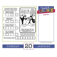 Daily Jumble 2026 Box Calendar