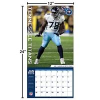 NFL Tennessee Titans Wall 2025 Calendar - Online Exclusive