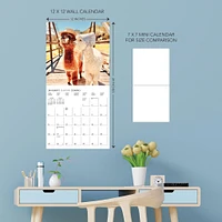 Litte Alpaca On The Prairie 2026 Wall Calendar