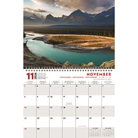 Canadian Rockies Multi Language 2026 Wall Calendar