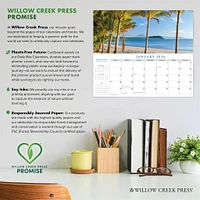 Beaches Panoramic 2026 Slim Calendar