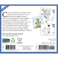 Cat Cartoon A Day By Jonny Hawkins 2026 Box Calendar