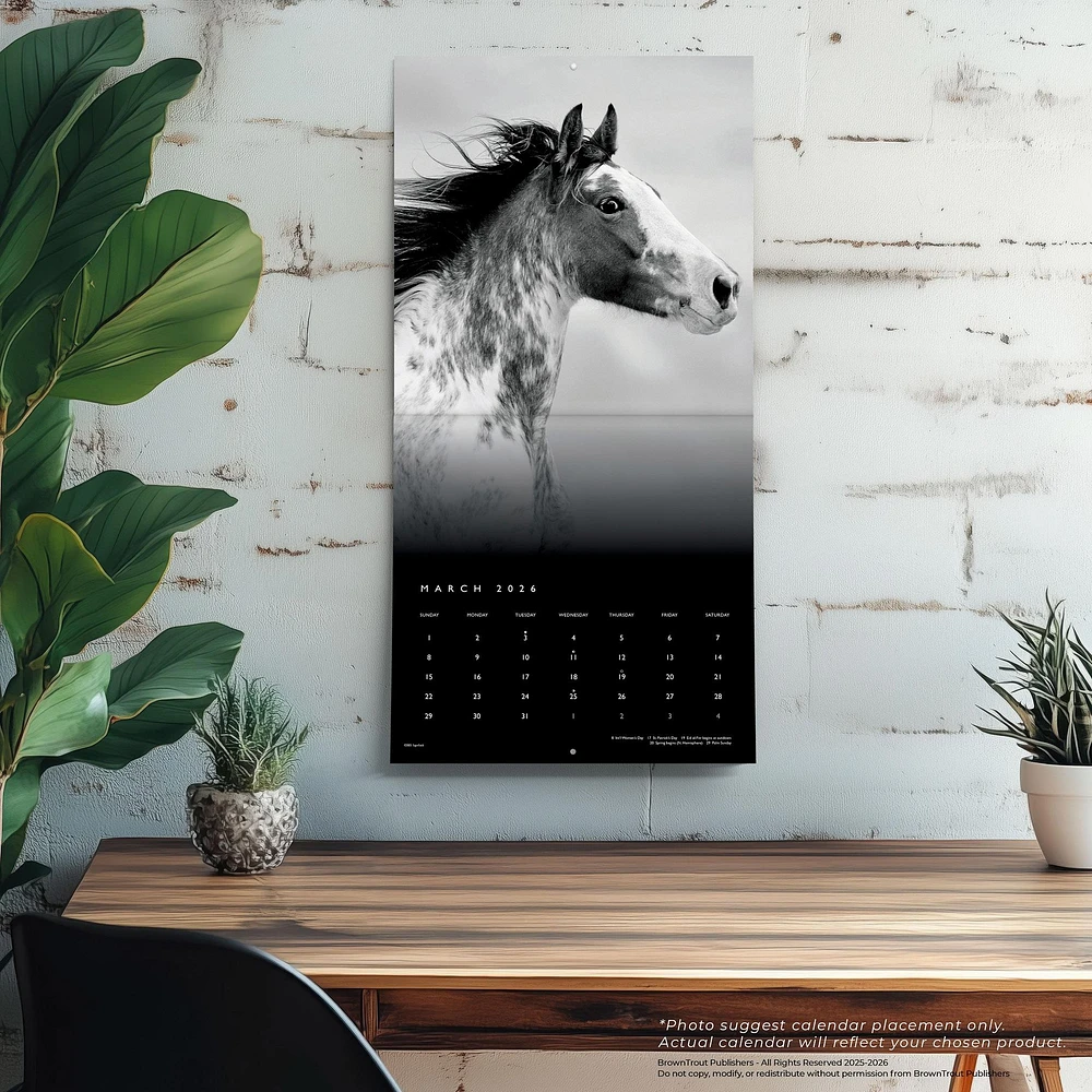 The Noble Horse 2026 Wall Calendar