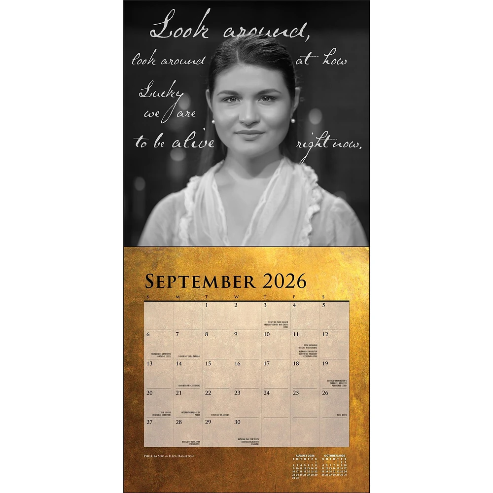 Hamilton 2026 Wall Calendar