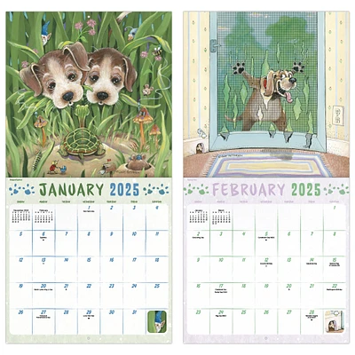 Dogs Gary Patterson Wall 2025 Calendar - Online Exclusive