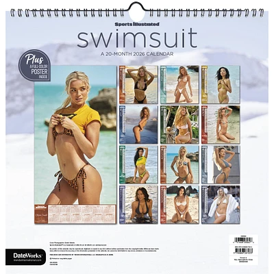 Sports Illustrated Swimsuit Deluxe 2026 Wall Calendar - Online Exclusive