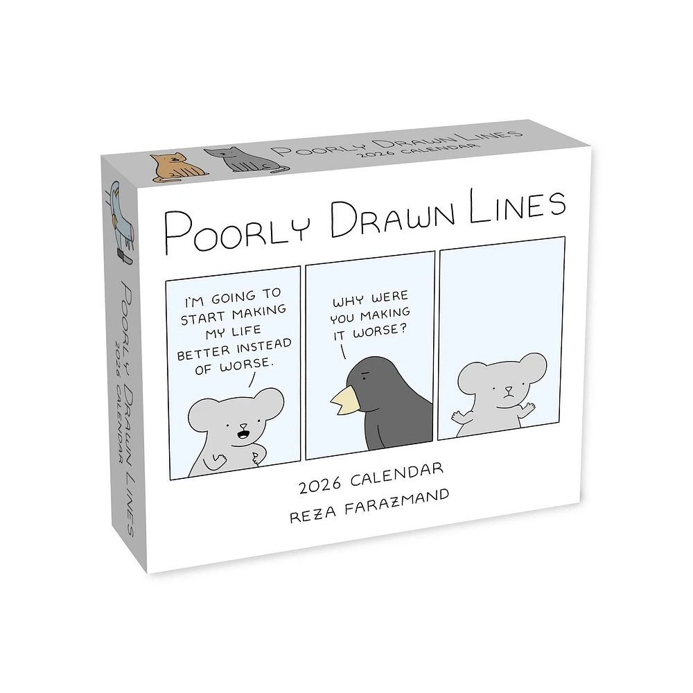 Poorly Drawn Lines 2026 Box Calendar - Online Exclusive