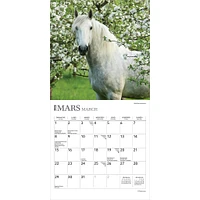Chevaux 2026 Mini Calendar (French)