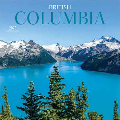 British Columbia 2026 Wall Calendar
