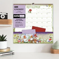 Gnomes Note Nook Wall 2025 Calendar