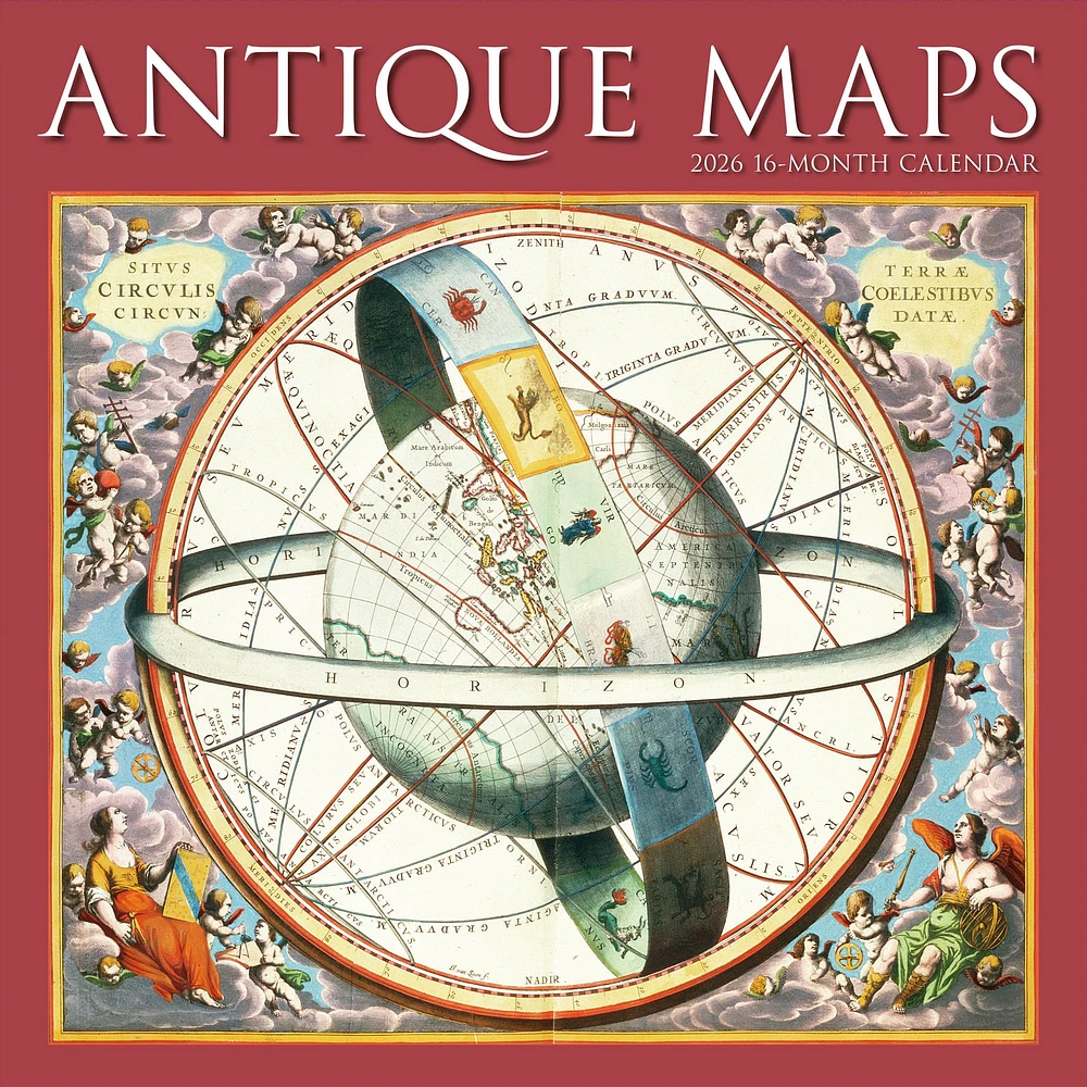Antique Maps 2026 Wall Calendar