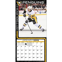 NHL Sidney Crosby Pittsburgh Penguins 2026 Wall Calendar