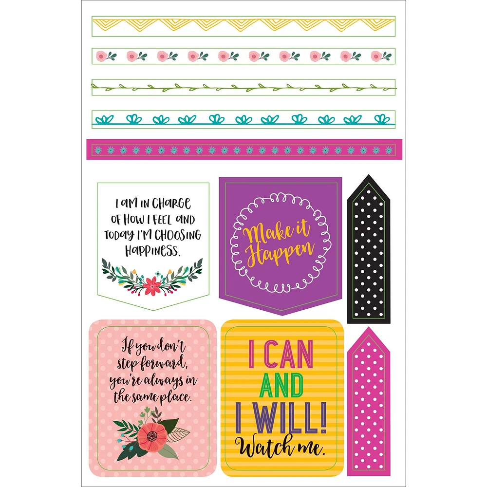 Wake Up Kick Ass Planner Stickers