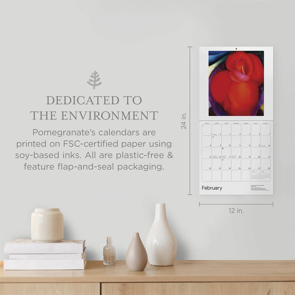 Georgia Okeeffe 2026 Wall Calendar