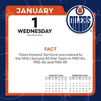 NHL Edmonton Oilers Box 2025 Calendar