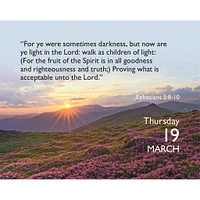Bible Verse A Day 2026 Small Box Calendar