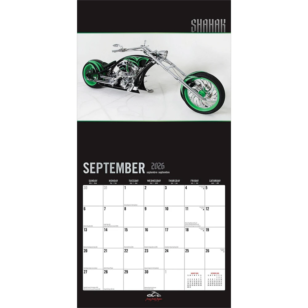 Orange County Choppers 2026 Wall Calendar - Online Exclusive
