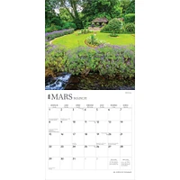 Les Jardins De Campagne 2026 Wall Calendar (French)