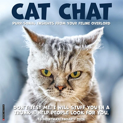 Cat Chat 2026 Wall Calendar - Online Exclusive