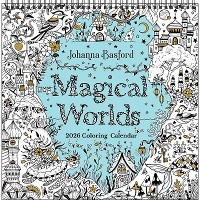 Johanna Basford's Coloring 2026 Wall Calendar