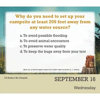 I'd Rather Be Outside 2026 Box Calendar - Online Exclusive